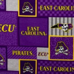 Top 10 ✨ East Carolina Block Collegiate Fleece Fabric ????
