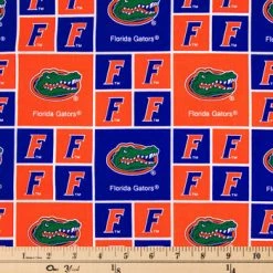 Budget 👍 Florida Block Collegiate Cotton Fabric 💯 -NFL Shop 350Wx350H 952085 a 1018