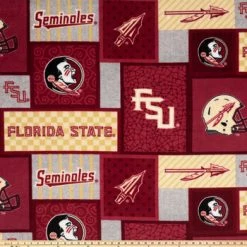 Alternative view of Best Sale ✨ Florida State Block Collegiate Fleece Fabric ????
