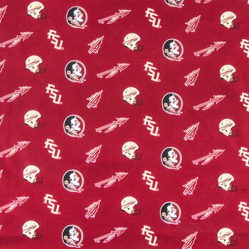 Budget ???? Florida State Allover Collegiate Cotton Fabric ???? 3 Budget ???? Florida State Allover Collegiate Cotton Fabric ????
