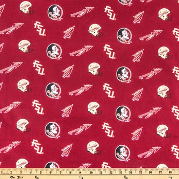 Budget ???? Florida State Allover Collegiate Cotton Fabric ???? 4 Budget ???? Florida State Allover Collegiate Cotton Fabric ???? - Image 2