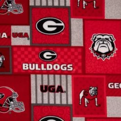 Wholesale ???? Georgia Patch Collegiate Fleece Fabric ????