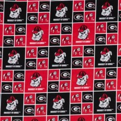 Best deal ✨ Georgia Block Collegiate Cotton Fabric 🤩