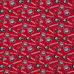 Hot Sale ???? Georgia Allover Collegiate Fabric ????