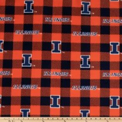 Hot Sale 🔔 Illinois Collegiate Fleece Fabric ❤️ -NFL Shop 350Wx350H 952325 a 0422