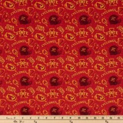 Outlet 😍 Iowa State Allover Collegiate Cotton Fabric 😍 -NFL Shop 350Wx350H 952390 a 0121 PX