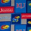 Hot Sale ⭐ Kansas Block Collegiate Fleece Fabric 😍
