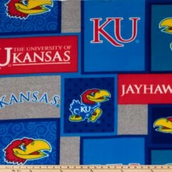Hot Sale ⭐ Kansas Block Collegiate Fleece Fabric 😍 -NFL Shop 350Wx350H 952416 a 1121 PX