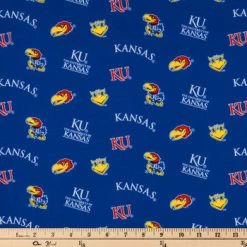 Alternative view of Budget ⭐ Kansas Allover Collegiate Cotton Fabric ????