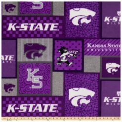 Buy ✔️ Kansas State Collegiate Fleece Fabric ⭐ -NFL Shop 350Wx350H 952473 a 1022