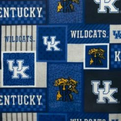 Best Pirce 🥰 Kentucky Block Collegiate Fleece Fabric 😉