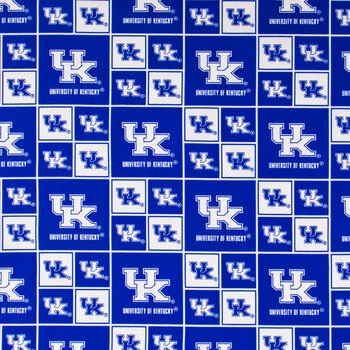 Cheapest ???? Kentucky Block Collegiate Cotton Fabric ???? 3 Cheapest ???? Kentucky Block Collegiate Cotton Fabric ????