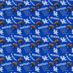 Cheap ???? Kentucky Allover Collegiate Cotton Fabric ⌛