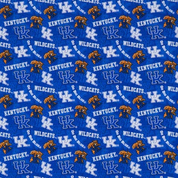 Cheap ???? Kentucky Allover Collegiate Cotton Fabric ⌛ 3 Cheap ???? Kentucky Allover Collegiate Cotton Fabric ⌛