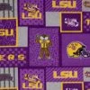 Buy ???? LSU Block Collegiate Fleece Fabric ???? -NFL Shop 350Wx350H 952580 0521 px