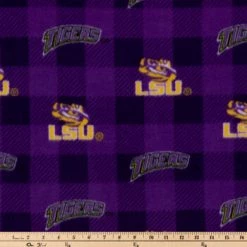Wholesale 🎉 LSU Allover Collegiate Fleece Fabric 👏 -NFL Shop 350Wx350H 952598 a 0720