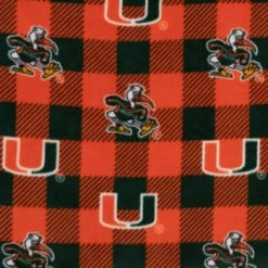 Best deal ❤️ Miami Allover Collegiate Fleece Fabric 😀