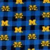 Flash Sale ⌛ Michigan Allover Collegiate Fleece Fabric 🛒 -NFL Shop 350Wx350H 953018 0720