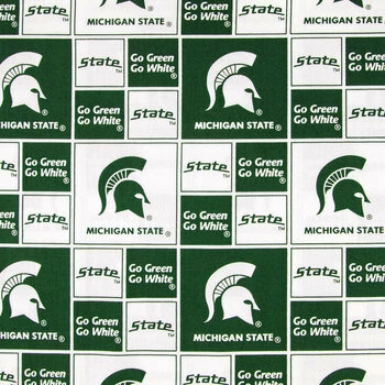 Top 10 ???? Michigan State Block Collegiate Cotton Fabric ⌛ 3 Top 10 ???? Michigan State Block Collegiate Cotton Fabric ⌛