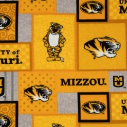 Best Sale ???? Missouri Block Collegiate Fleece Fabric ????