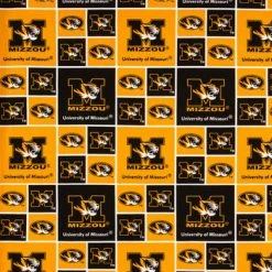 Budget ???? Missouri Block Collegiate Cotton Fabric ✔️