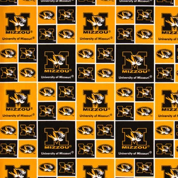 Budget ???? Missouri Block Collegiate Cotton Fabric ✔️ 3 Budget ???? Missouri Block Collegiate Cotton Fabric ✔️