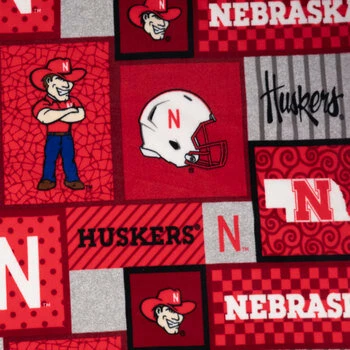 Flash Sale ???? Nebraska Block Collegiate Fleece Fabric ❤️ 3 Flash Sale ???? Nebraska Block Collegiate Fleece Fabric ❤️