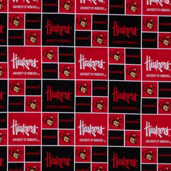 Cheap ???? Nebraska Block Collegiate Cotton Fabric ???? 3 Cheap ???? Nebraska Block Collegiate Cotton Fabric ????