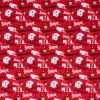 Budget 🌟 Nebraska Allover Collegiate Cotton Fabric ⭐