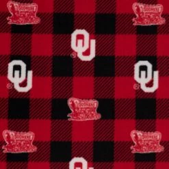Budget ???? Oklahoma Buffalo Check Allover Fleece Fabric ????