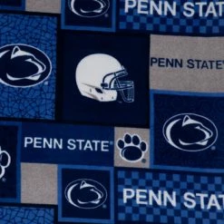 Cheapest ???? Penn State Block Collegiate Fleece Fabric ????