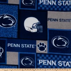 Alternative view of Cheapest ???? Penn State Block Collegiate Fleece Fabric ????