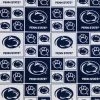 New ???? Penn State Block Collegiate Cotton Fabric ???? -NFL Shop 350Wx350H 953737 0319