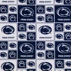 New ???? Penn State Block Collegiate Cotton Fabric ????