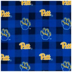 Promo ???? Pittsburgh Allover Collegiate Fleece Fabric ????