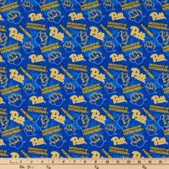 Alternative view of Wholesale ???? Pittsburgh Allover Collegiate Cotton Fabric ⌛