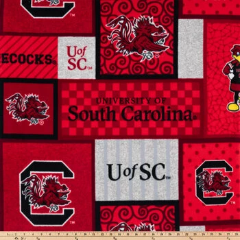 Wholesale ✔️ South Carolina Block Collegiate Fleece Fabric ✔️ 4 Wholesale ✔️ South Carolina Block Collegiate Fleece Fabric ✔️ - Image 2