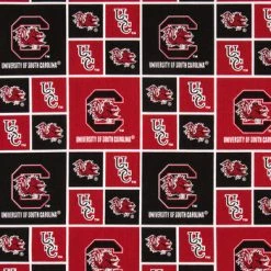 Wholesale ⭐ South Carolina Block Collegiate Cotton Fabric ????