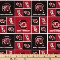 Alternative view of Wholesale ⭐ South Carolina Block Collegiate Cotton Fabric ????
