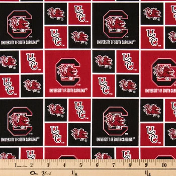 Wholesale ⭐ South Carolina Block Collegiate Cotton Fabric ???? 4 Wholesale ⭐ South Carolina Block Collegiate Cotton Fabric ???? - Image 2