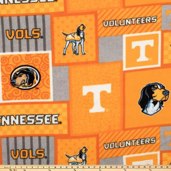Cheapest ???? Tennessee Block Collegiate Fleece Fabric ???? 4 Cheapest ???? Tennessee Block Collegiate Fleece Fabric ???? - Image 2