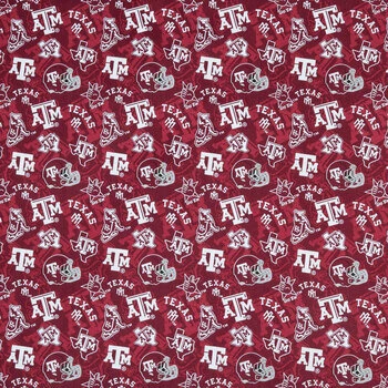 Budget ???? Texas A&M Allover Collegiate Cotton Fabric ???? 3 Budget ???? Texas A&M Allover Collegiate Cotton Fabric ????