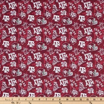 Budget ???? Texas A&M Allover Collegiate Cotton Fabric ???? 4 Budget ???? Texas A&M Allover Collegiate Cotton Fabric ???? - Image 2