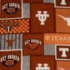 Best Sale 🤩 Texas Block Collegiate Fleece Fabric 💯