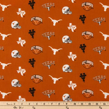 Best Pirce ???? Texas Allover Collegiate Cotton Fabric ???? 4 Best Pirce ???? Texas Allover Collegiate Cotton Fabric ???? - Image 2