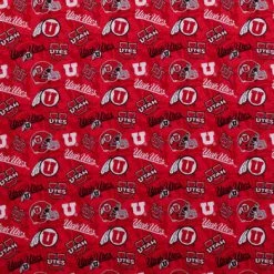 Coupon ✨ Utah Allover Collegiate Cotton Fabric ????
