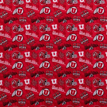 Coupon ✨ Utah Allover Collegiate Cotton Fabric ???? 3 Coupon ✨ Utah Allover Collegiate Cotton Fabric ????