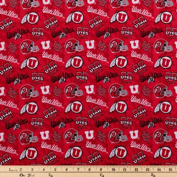Coupon ✨ Utah Allover Collegiate Cotton Fabric ???? 4 Coupon ✨ Utah Allover Collegiate Cotton Fabric ???? - Image 2