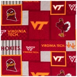 Cheapest ???? Virginia Tech Block Collegiate Fleece Fabric ????
