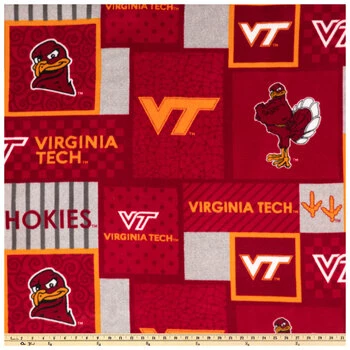 Cheapest ???? Virginia Tech Block Collegiate Fleece Fabric ???? 4 Cheapest ???? Virginia Tech Block Collegiate Fleece Fabric ???? - Image 2